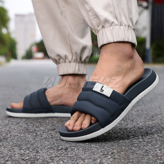 Runnerz Lite Cushioned Cloud Slides for Men – Premium Medicated Comfort Slippers in Pakistan | SKU-250901