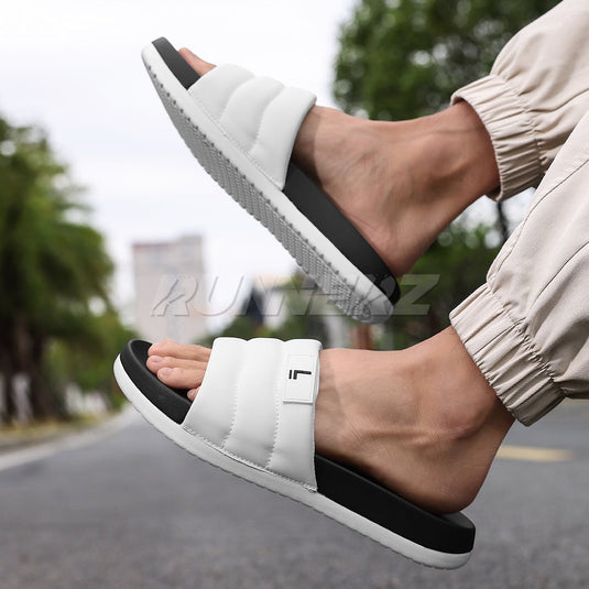 Runnerz Lite Cushioned Cloud Slides for Men – Premium Medicated Comfort Slippers in Pakistan | SKU-250901