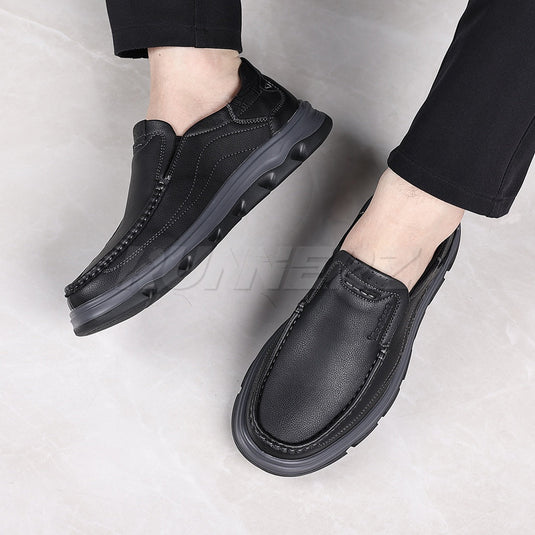 Buy Lightweight Genuine Leather Slip-On Shoes for Men in Pakistan | Medicated Comfort | Flat 20% OFF + Free Delivery Nationwide - SKU-7815