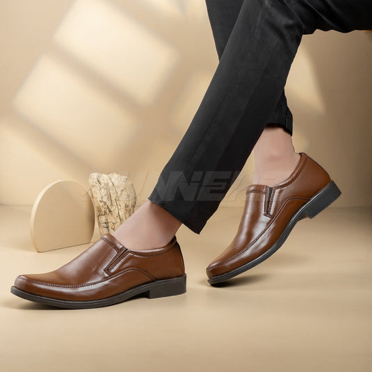 Maverick Men’s Leather Slip-On Shoes – Formal Footwear for Men in Pakistan - 811